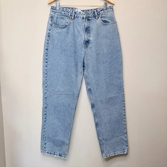 ZARA | High Rise Baggy Relaxed Ankle Mom Jeans - Picture 2 of 11